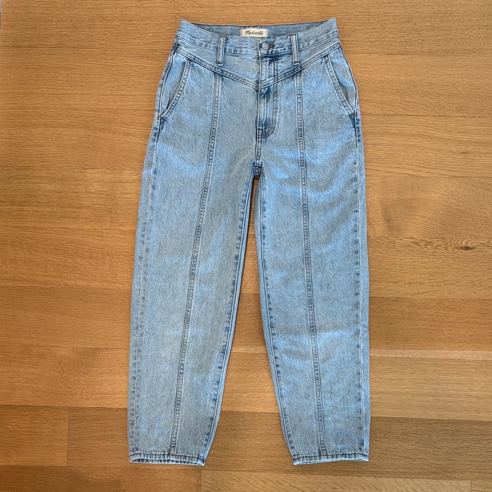 Madewell Balloon Jeans in Verner Wash - Seamed Edition